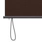 Preview: Rollo Braun 120 x 250 cm Stoff und Aluminium
