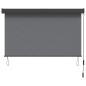 Preview: Rollo Hellgrau 120 x 250 cm Stoff und Aluminium