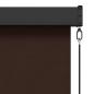 Preview: Rollo Braun 140 x 250 cm Stoff und Aluminium