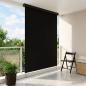 Preview: ARDEBO.de - Rollo Schwarz 180 x 250 cm Stoff und Aluminium