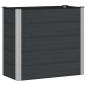 Preview: Hochbeet Schwarz 100 x 50 x 91 cm WPC und Aluminium