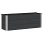 Preview: Hochbeet Schwarz 150 x 50 x 54 cm WPC und Aluminium