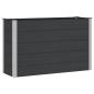 Preview: Hochbeet Schwarz 150 x 50 x 91 cm WPC und Aluminium