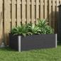 Preview: ARDEBO.de - Hochbeet Schwarz 150 x 100 x 54 cm WPC und Aluminium