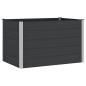 Preview: Hochbeet Schwarz 150 x 100 x 91 cm WPC und Aluminium