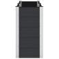 Preview: Hochbeet Schwarz 200 x 50 x 91 cm WPC und Aluminium