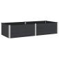 Preview: Hochbeet Schwarz 250 x 100 x 54 cm WPC und Aluminium