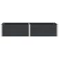 Preview: Hochbeet Schwarz 250 x 100 x 54 cm WPC und Aluminium