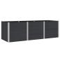 Preview: Hochbeet Schwarz 300 x 100 x 91 cm WPC und Aluminium