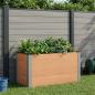 Preview: ARDEBO.de - Hochbeet Braun 100 x 50 x 54 cm WPC und Aluminium