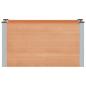 Preview: Hochbeet Braun 100 x 50 x 54 cm WPC und Aluminium