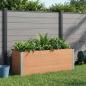 Preview: ARDEBO.de - Hochbeet Braun 150 x 50 x 54 cm WPC und Aluminium
