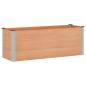Preview: Hochbeet Braun 150 x 50 x 54 cm WPC und Aluminium