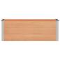Preview: Hochbeet Braun 150 x 50 x 54 cm WPC und Aluminium