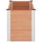 Preview: Hochbeet Braun 150 x 50 x 54 cm WPC und Aluminium