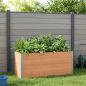 Preview: ARDEBO.de - Hochbeet Braun 150 x 50 x 91 cm WPC und Aluminium