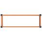 Preview: Hochbeet Braun 150 x 50 x 91 cm WPC und Aluminium