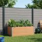 Preview: ARDEBO.de - Hochbeet Braun 150 x 100 x 54 cm WPC und Aluminium