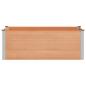 Preview: Hochbeet Braun 150 x 100 x 54 cm WPC und Aluminium