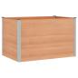 Preview: Hochbeet Braun 150 x 100 x 91 cm WPC und Aluminium
