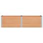 Preview: Hochbeet Braun 200 x 50 x 54 cm WPC und Aluminium