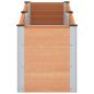 Preview: Hochbeet Braun 200 x 50 x 54 cm WPC und Aluminium