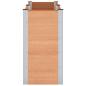 Preview: Hochbeet Braun 200 x 50 x 91 cm WPC und Aluminium