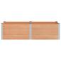 Preview: Hochbeet Braun 200 x 100 x 54 cm WPC und Aluminium