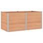 Preview: Hochbeet Braun 200 x 100 x 91 cm WPC und Aluminium