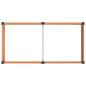 Preview: Hochbeet Braun 200 x 100 x 91 cm WPC und Aluminium