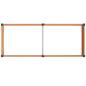 Preview: Hochbeet Braun 250 x 100 x 54 cm WPC und Aluminium