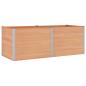 Preview: Hochbeet Braun 250 x 100 x 91 cm WPC und Aluminium