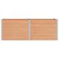 Preview: Hochbeet Braun 250 x 100 x 91 cm WPC und Aluminium