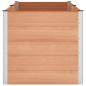 Preview: Hochbeet Braun 250 x 100 x 91 cm WPC und Aluminium