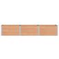 Preview: Hochbeet Braun 300 x 50 x 54 cm WPC und Aluminium