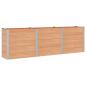 Preview: Hochbeet Braun 300 x 50 x 91 cm WPC und Aluminium