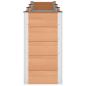 Preview: Hochbeet Braun 300 x 50 x 91 cm WPC und Aluminium