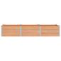 Preview: Hochbeet Braun 300 x 100 x 54 cm WPC und Aluminium