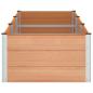 Preview: Hochbeet Braun 300 x 100 x 54 cm WPC und Aluminium