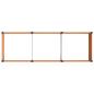 Preview: Hochbeet Braun 300 x 100 x 54 cm WPC und Aluminium