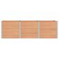 Preview: Hochbeet Braun 300 x 100 x 91 cm WPC und Aluminium