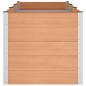 Preview: Hochbeet Braun 300 x 100 x 91 cm WPC und Aluminium