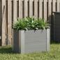 Preview: ARDEBO.de - Hochbeet Grau 50 x 30 x 36 cm WPC und Aluminium