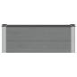 Preview: Hochbeet Grau 100 x 30 36 cm WPC und Aluminium