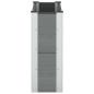Preview: Hochbeet Grau 100 x 30 x 72 cm WPC und Aluminium