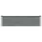 Preview: Hochbeet Grau 150 x 30 x 36 cm WPC und Aluminium