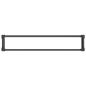Preview: Hochbeet Grau 150 x 30 x 72 cm WPC und Aluminium