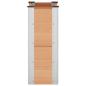 Preview: Hochbeet Braun 50 x 30 x 72 cm WPC und Aluminium