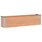 Preview: Hochbeet Braun 150 x 30 x 36 cm WPC und Aluminium