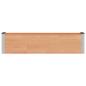 Preview: Hochbeet Braun 150 x 30 x 36 cm WPC und Aluminium